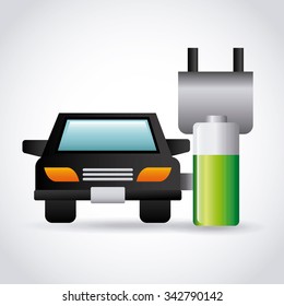 Save Planet concept with eco icons design, vector illustration 10 eps graphic