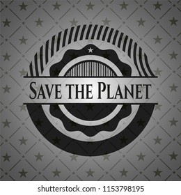 Save the Planet dark badge