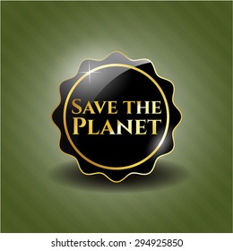 Save the Planet dark badge