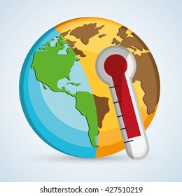Save planet design. ecology icon. Think green concept