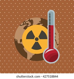 Save planet design. Enviroment icon. Flat illustration