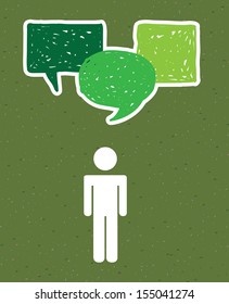 save the planet design over green background vector illustration 
