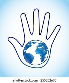 save the planet design, vector illustration eps10 graphic 