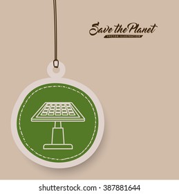 save the planet design, vector illustration eps10 graphic 
