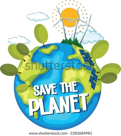 Save the planet Earthday 22 april