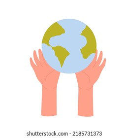 Save the planet. Environment protection, zero waste, eco friendly products vector illustration