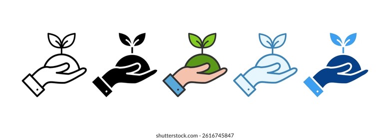 Save The Planet Icon Set Multiple Style Collection
