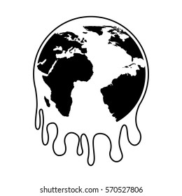 save the planet isolated icon vector illustration design