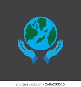 Save The Planet Logo Art