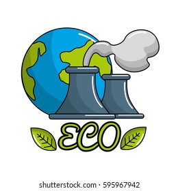 save planet of pollution factories icon