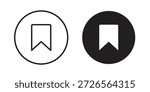 Save post icon. Monochrome simple icons for templates, web design