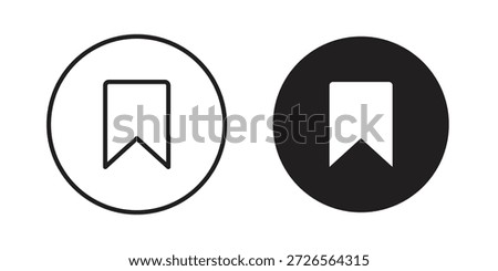 Save post icon. Monochrome simple icons for templates, web design