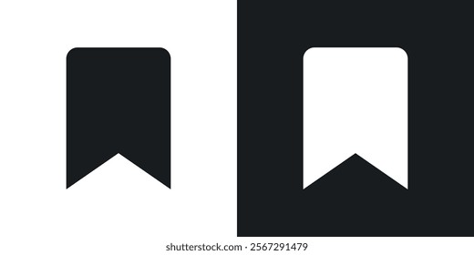 Save post icons in solid black and white colors