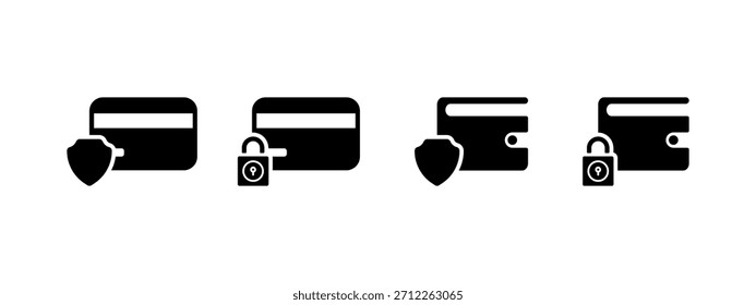 ícone salvar compra ilustração vetor. compra com conceito de proteção.