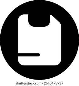 Save Semi Solid Icon Design