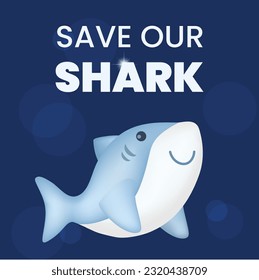 save shark, save ocean, cute shark