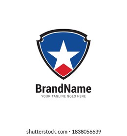 save shield protection technology secure logo icon vector template.