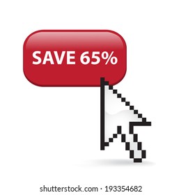 Save Sixty Five Percent Button Click