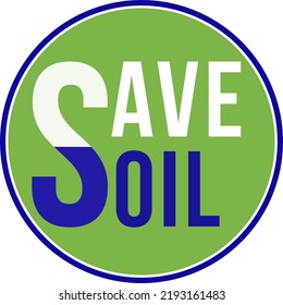 Save Soil Logo. Save Soil Campaign Logo.