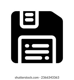 save solid icon. vector icon for your website, mobile, presentation, and logo design.