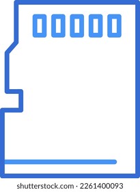 Speichern Sie das Symbol Technologie mit blauem Duponstil. Computing, Diagramm, Download, Datei, Ordner, Grafik, Laptop . Vektorgrafik
