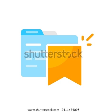 save this website page, bookmark concept illustration flat design vector. simple modern graphic element for landing page ui, infographic, icon