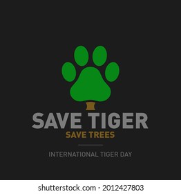 Salven Tigre, Salven Árboles. Publicación en medios sociales del Día Internacional del Tigre.
