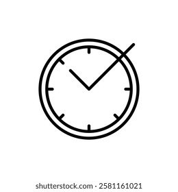Save time icon Art design illustration