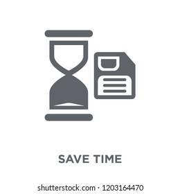 Save time icon. Save time design concept from Time managemnet collection. Simple element vector illustration on white background.