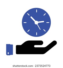 Save Time Icon, Vector Graphics