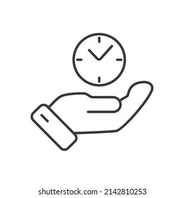 save time icons  symbol vector elements for infographic web