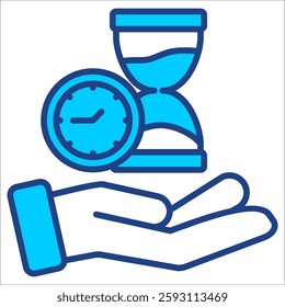 Save Time Simple Icon Vector Illustration Concept