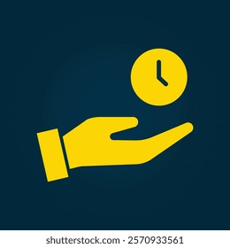 Save time trendy artwork applied abstract vector illustration colorful valuable design.eps