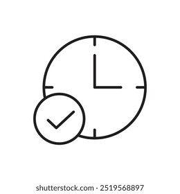 Save timeline icon. vector illustration. EPS10