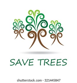  Save trees save environment.