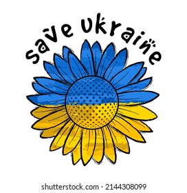 save ukraine design graphic vector 