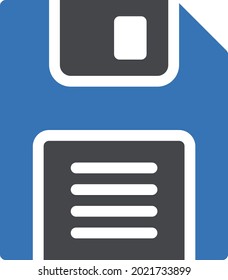 save vector glyph colour icon