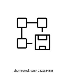 save as vector icon design line style. Perfect for application, web, logo and presentation template