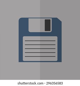 save vector icon. Flat design