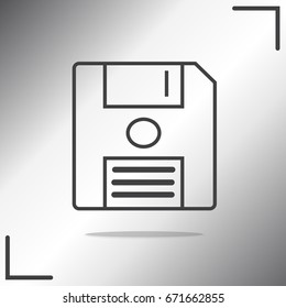 Save vector icon, floppy disk vector icon , save symbols 10 EPS.