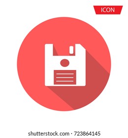 Save vector icon, floppy disk vector icon , save symbols isolated on background.