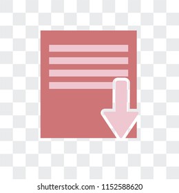 Save vector icon isolated on transparent background, Save logo concept