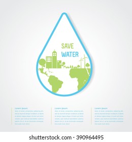 save water
