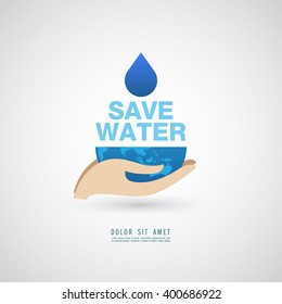 Save Water Stock Vector (Royalty Free) 400686922 | Shutterstock