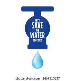 Save water concept. World water day.