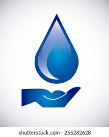 save the water design, vector illustration eps10 graphic 