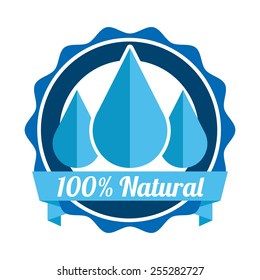 save the water design, vector illustration eps10 graphic 
