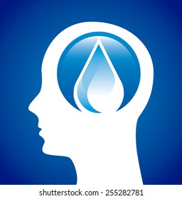 save the water design, vector illustration eps10 graphic 