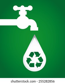 save the water design, vector illustration eps10 graphic 