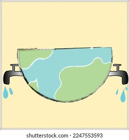 icono de ahorro de agua 